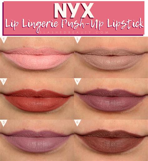 brown nyx lipstick|nyx lip lingerie shades.